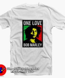 One Love Bob Marley Graphic Unisex T-Shirt On Sale One Love Bob Marley Graphic Unisex T-Shirt On Sale
