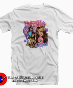 Oops Vintage Britney Spears Unisex T-shirt On Sale Oops Vintage Britney Spears Unisex T-shirt On Sale