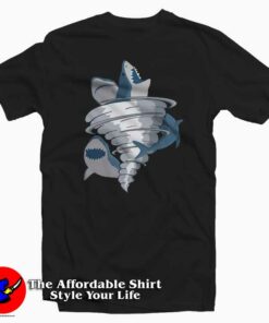 Original Halloween Tornado Shark T-shirt On Sale
