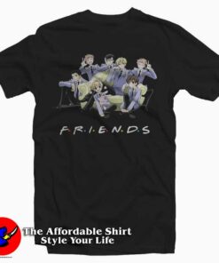 Ouran High School Host Club Friends Graphic T Shirt On Sale 1