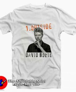 Outside Album Music David Bowie Graphic T-Shirt On Sale Outside Album Music David Bowie Graphic T-Shirt On Sale
