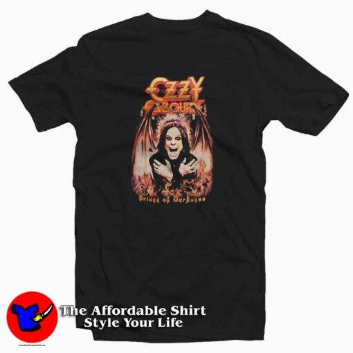 Ozzy Osbourne Prince Of Darkness T-shirt On Sale