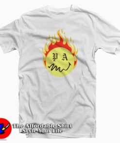Palm Angels Flame Burning Head T-shirt On Sale Palm Angels Flame Burning Head T-shirt On Sale