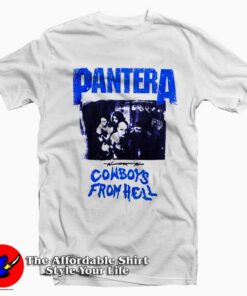 Pantera Cowboys From Hell Graphic Unisex T-Shirt On Sale Pantera Cowboys From Hell Graphic Unisex T-Shirt On Sale