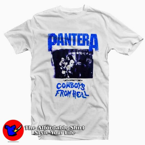 Pantera Cowboys From Hell Graphic Unisex T-Shirt On Sale