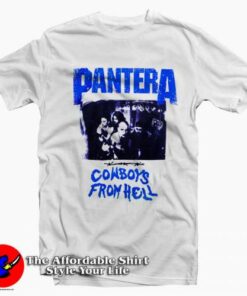 Pantera Cowboys From Hell Graphic Unisex T-Shirt On Sale Pantera Cowboys From Hell Graphic Unisex T-Shirt On Sale