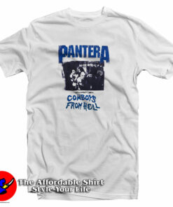 Pantera Cowboys From Hell Group Photo Vintage T-Shirt Pantera Cowboys From Hell Group Photo Vintage T-Shirt