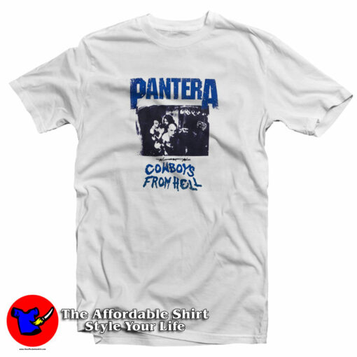 Pantera Cowboys From Hell Group Photo Vintage T-Shirt