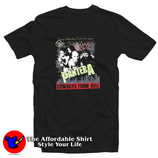 Pantera Cowboys From Hell Vintage T-Shirt