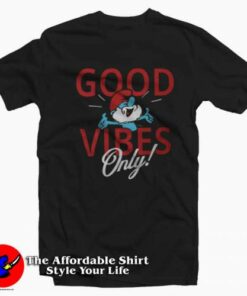 Papa Smurf Good Vibes Cartoon Vintage T-shirt On Sale