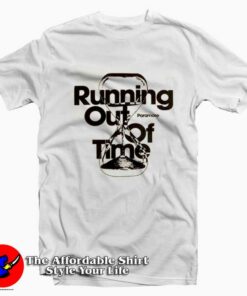 Paramore Running Out Of Time Graphic T-Shirt On Sale Paramore Running Out Of Time Graphic T-Shirt On Sale