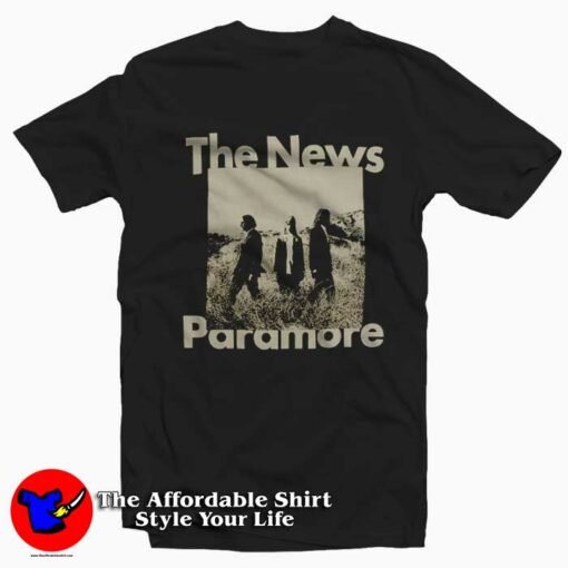 Paramore The News Band Graphic T-Shirt On Sale