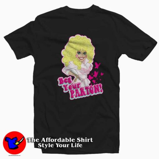 Parody Dolly Parton In The Style Of Barbie T-shirt On Sale