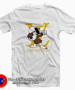 Parody Louis Vuitton Snoopy Dabbing T-shirt On Sale Parody Louis Vuitton Snoopy Dabbing T-shirt On Sale