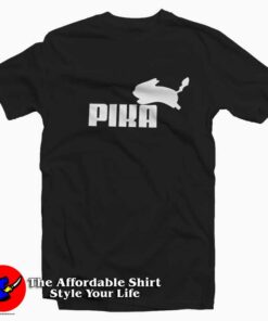 Parody Pikachu Puma Inspired Unisex T shirt On Sale 1