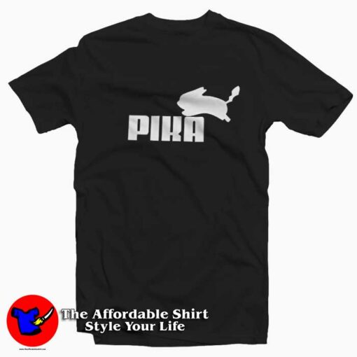 Parody Pikachu Puma Inspired Unisex T-shirt On Sale