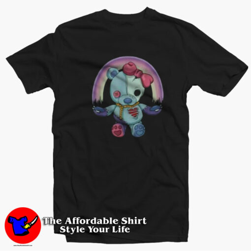 Pastel Goth Teddy Bear Japanese Anime Unisex T-shirt On Sale