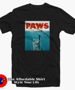 Paws Kitten Meow Parody Funny Parody Unisex T shirt On Sale 1