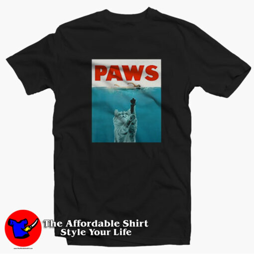 Paws Kitten Meow Parody Funny Parody Unisex T-shirt On Sale