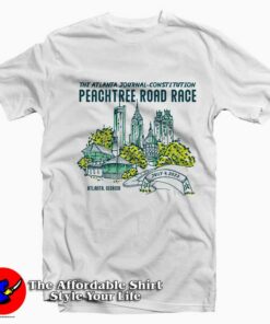 Peachtree Road Race Atlanta Graphic T-Shirt On Sale Peachtree Road Race Atlanta Graphic T-Shirt On Sale