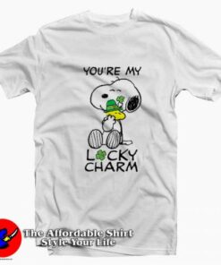Peanuts St Patrick’s Snoopy Lucky Charm T-shirt On Sale Peanuts St Patrick’s Snoopy Lucky Charm T-shirt On Sale