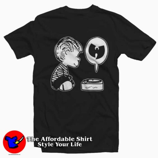 Peanuts WuTang Wu Memorial Tribute Record T-Shirt On Sale