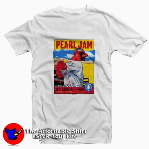 Pearl Jam St Louis Mo Enterprise Center T-Shirt On Sale