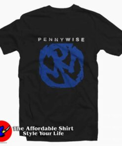 Pennywise Blue Logo Graphic Unisex T-shirt On Sale Pennywise Blue Logo Graphic Unisex T-shirt On Sale