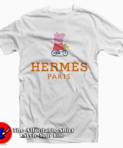Peppa Pig X Hermes Parody Tee Shirt Peppa Pig X Hermes Parody Tee Shirt