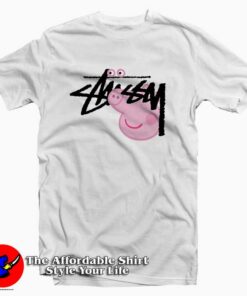 Peppa Pig X Stussy Parody Tee Shirt Peppa Pig X Stussy Parody Tee Shirt