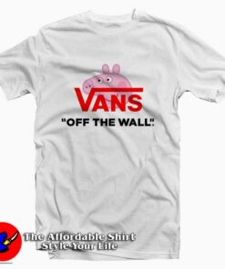 Peppa Pig X Vans Parody Tee Shirt Peppa Pig X Vans Parody Tee Shirt
