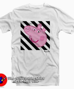 Peppa Pig x OFF White Collab Tee Shirt Peppa Pig x OFF White Collab Tee Shirt