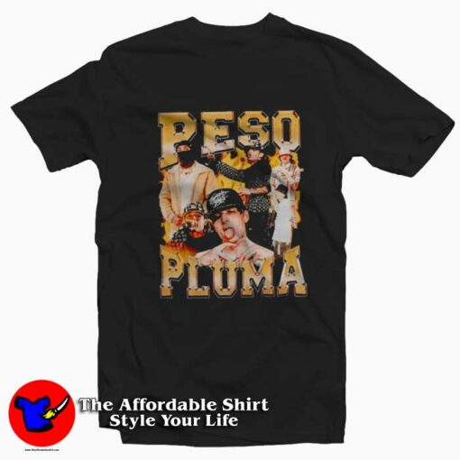 Peso Pluma Bootleg Style Graphic Unisex T-Shirt On Sale