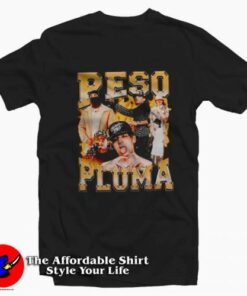Peso Pluma Bootleg Style Graphic Unisex T-Shirt On Sale Peso Pluma Bootleg Style Graphic Unisex T-Shirt On Sale