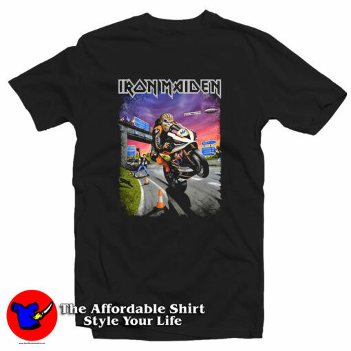 Peter Hickman Trooper Iron Maiden Helmet Motorcycle Racing T-Shirt