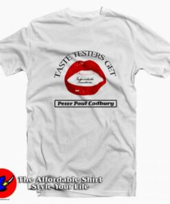 Peter Paul Cadbury Get Tasters Unisex T-shirt On Sale Peter Paul Cadbury Get Tasters Unisex T-shirt On Sale