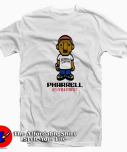 Pharrell Williams in My Mind Rap Music T-shirt On Sale Pharrell Williams in My Mind Rap Music T-shirt On Sale