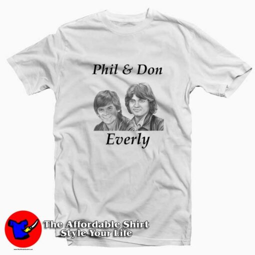 Phil & Don The Everly Brothers Unisex T-shirt On Sale