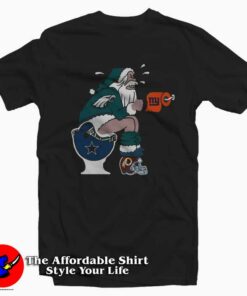 Philadelphia Eagles Santa Dallas Cowboys T-shirt On Sale Philadelphia Eagles Santa Dallas Cowboys T-shirt On Sale