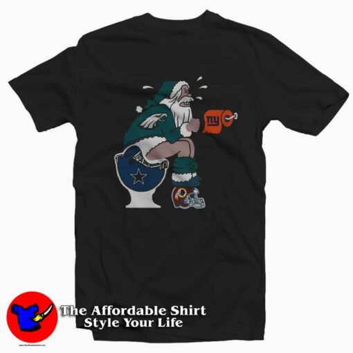 Philadelphia Eagles Santa Dallas Cowboys T-shirt On Sale