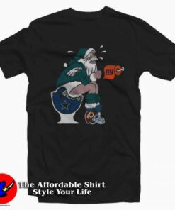 Philadelphia Eagles Santa Dallas Cowboys T-shirt On Sale Philadelphia Eagles Santa Dallas Cowboys T-shirt On Sale