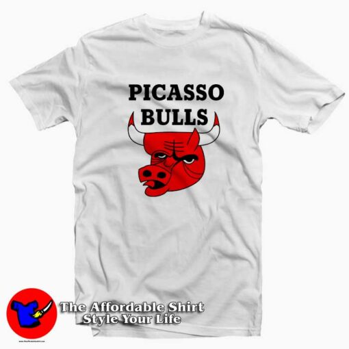 Picasso Custom Chicago Bulls Unisex T-shirt On Sale