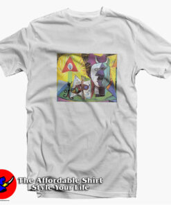 Picasso Palette Candlestick And Bust Of Minotaur T-shirt On Sale Picasso Palette Candlestick And Bust Of Minotaur T-shirt On Sale