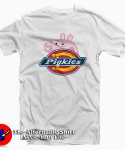 Pigkies Dickies Peppa Pig Parody Unisex T-shirt On Sale Pigkies Dickies Peppa Pig Parody Unisex T-shirt On Sale