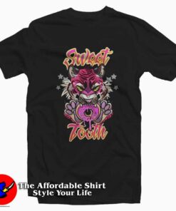 Pink Tiger Donut Sweet Tooth Unisex T-shirt On Sale Pink Tiger Donut Sweet Tooth Unisex T-shirt On Sale