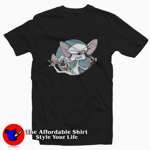 Pinky And The Brain Vintage Cartoon 90s T-shirt On Sale