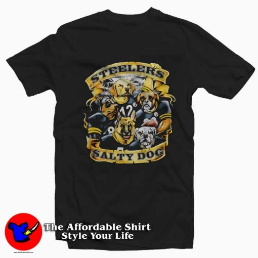 Pittsburgh Steelers Steelers Salty Dog Graphic T-Shirt On Sale