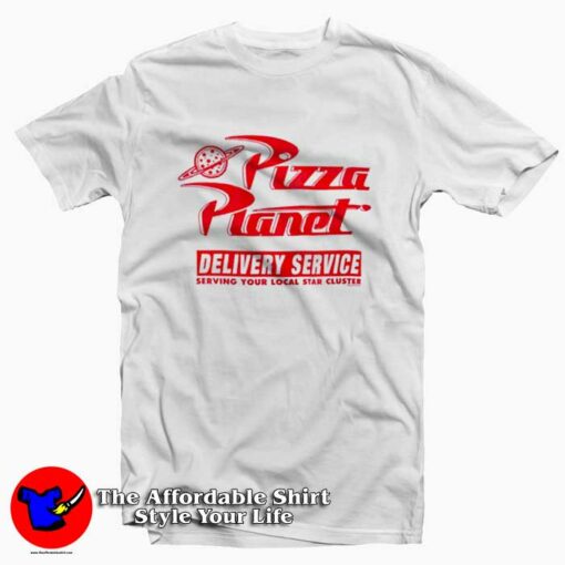 Pizza Planet Delivery Service Logo Unisex T-shirt On Sale