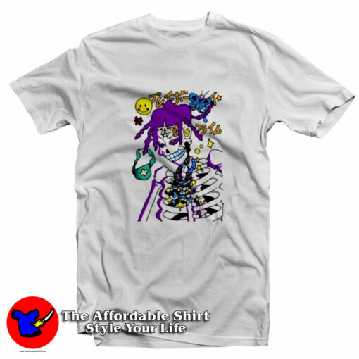 Playboi Carti Skeleton Hypebeast Graphic T-Shirt On Sale