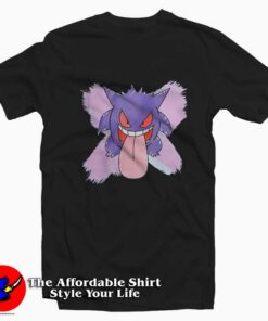 Pokemon Gengar Funny Graphic Unisex T-Shirt On Sale Pokemon Gengar Funny Graphic Unisex T-Shirt On Sale